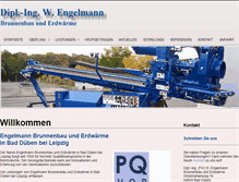 Tablet Screenshot of brunnenbau-engelmann.de